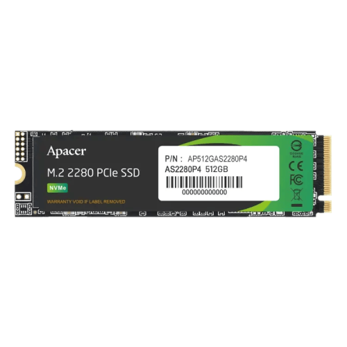 APACER AP512GAS2280P4-1 NVME 512GB GEN 3