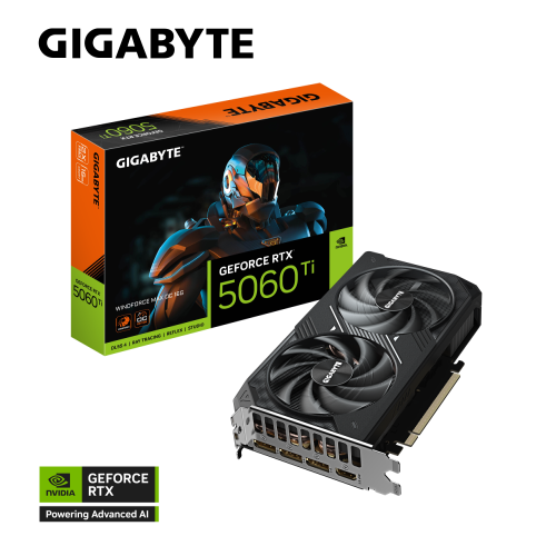 Gigabyte GeForce RTX 5060 Ti Windforce Max OC 16GB GDDR7 Graphics Card