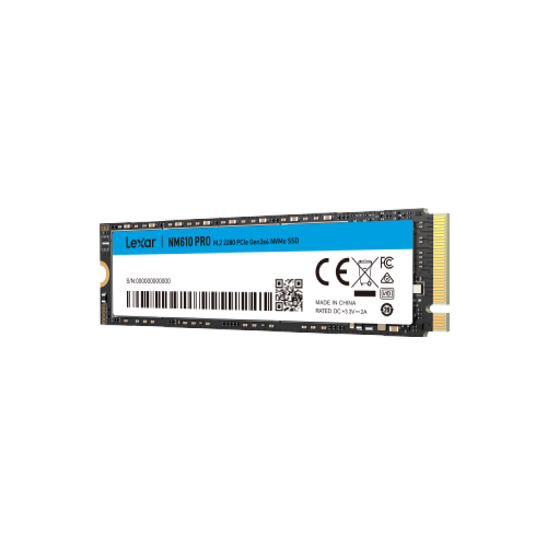 Lexar 1tb NM610 Pro M.2 2280 PCIe Gen3x4 NVMe Internal SSD