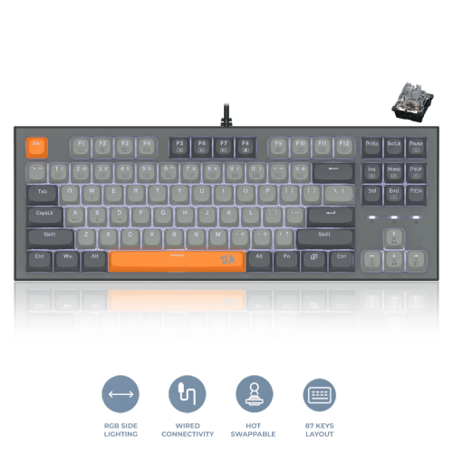 Redragon K611-GGO Bes Wired USB Mechanical Gaming Keyboard