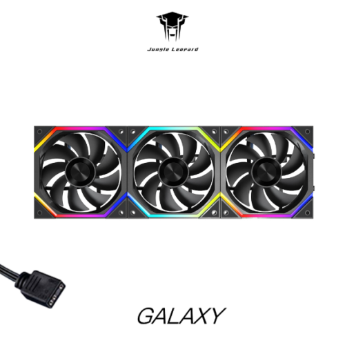 Jungle Leopard 3in1,120 ARGB Reverse case Fan,120mm Black