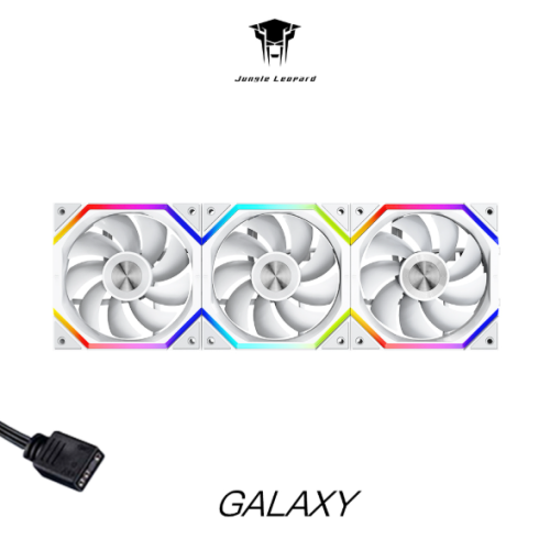 Jungle Leopard 3in1,120 ARGB Reverse case Fan,120mm White