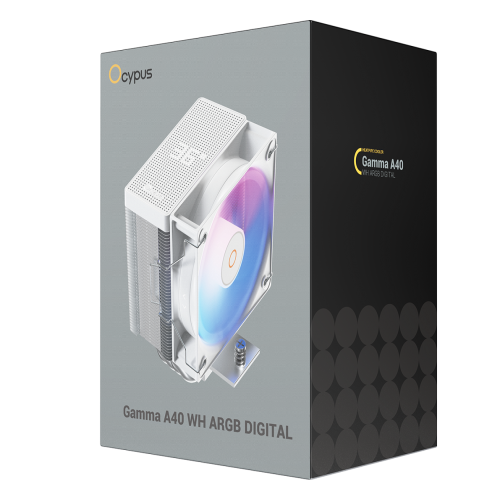 Ocypus Gamma A40 ARGB CPU Cooler (White)