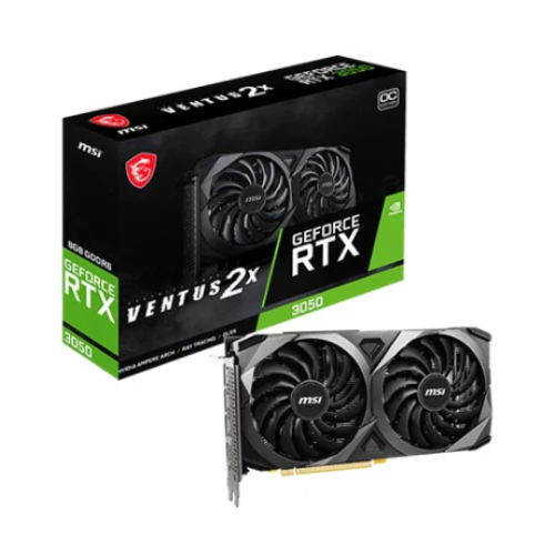 MSI GeForce RTX 3050 VENTUS 2X 6GB GDDR6 OC